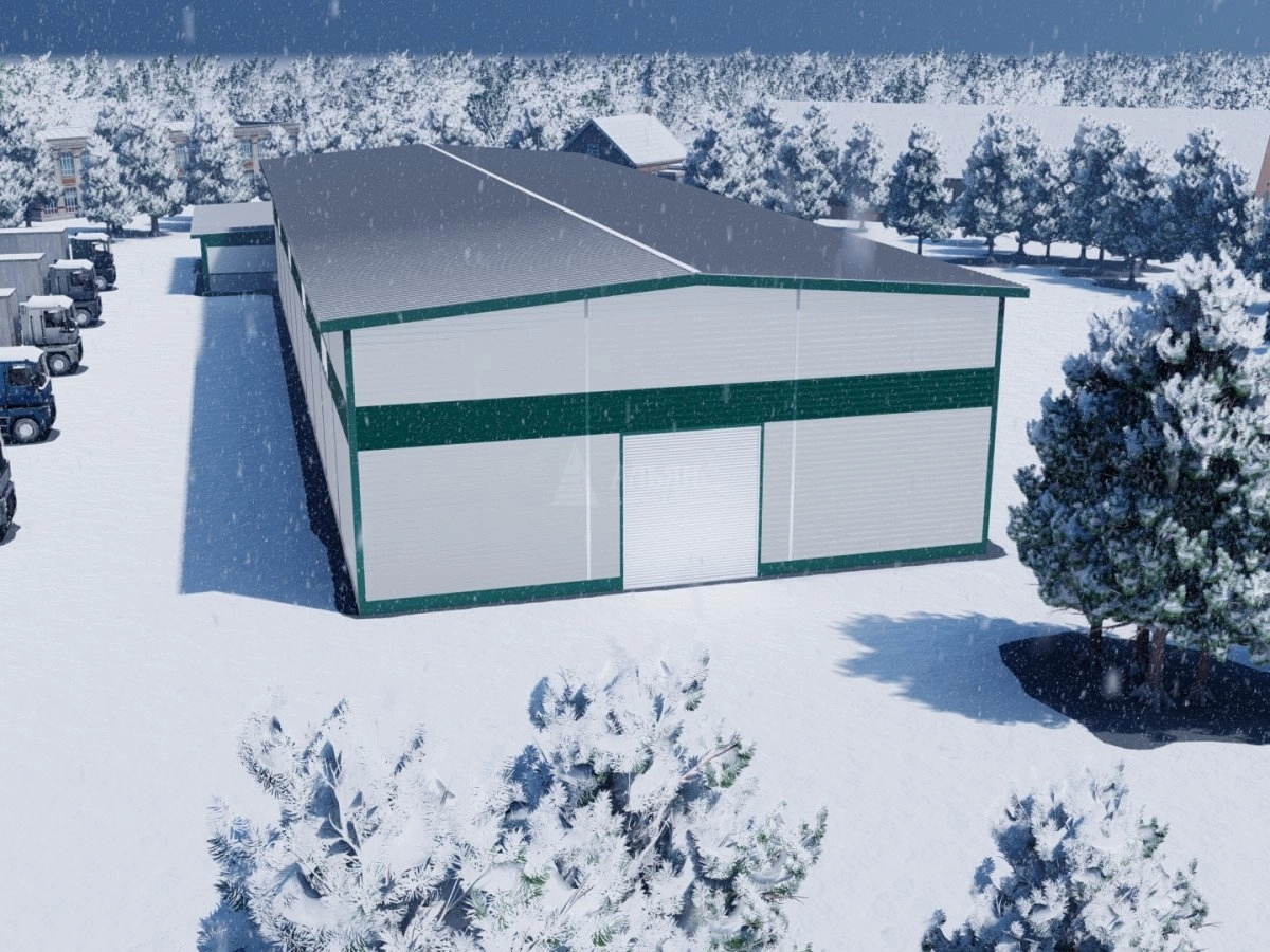 3D визуализация СТО из сэндвич-панелей - фото 3