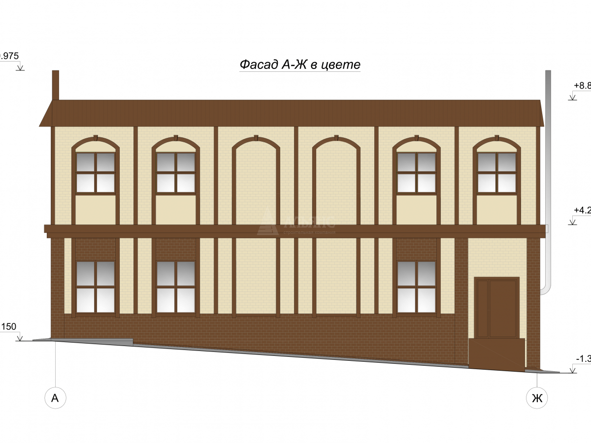 3D визуализация Магазин из сэндвич-панелей - фото 13