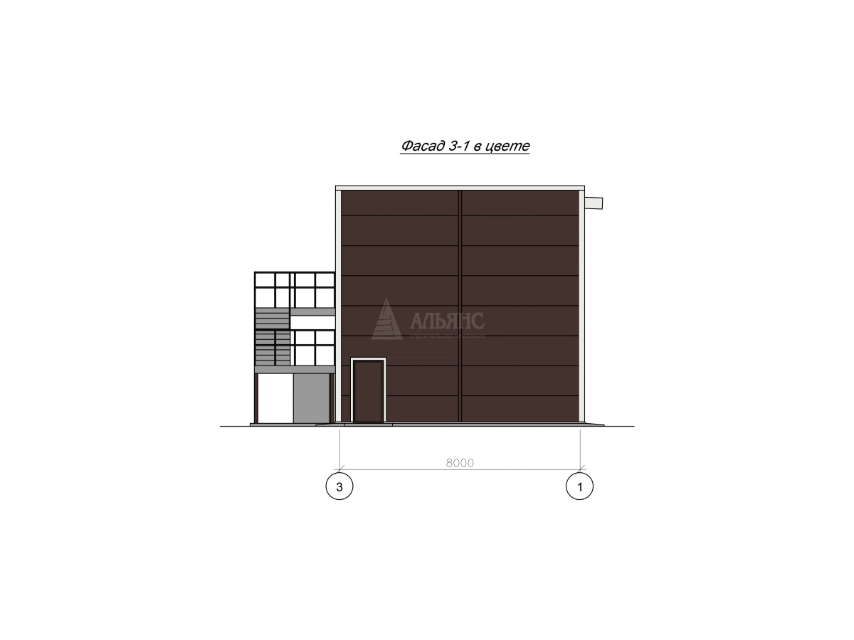 3D визуализация Оздоровительный центр из сэндвич-панелей - фото 12