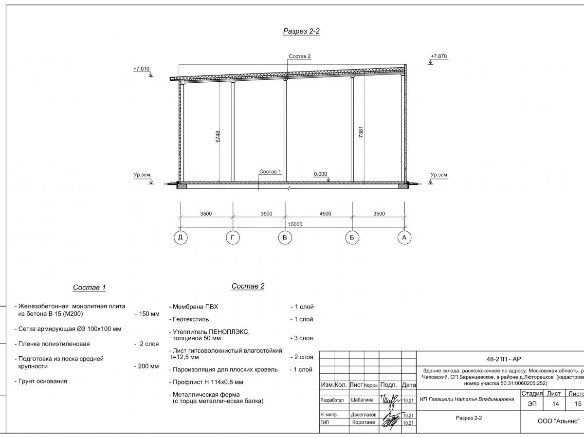 Планировка СТО из сэндвич-панелей -  фото 8