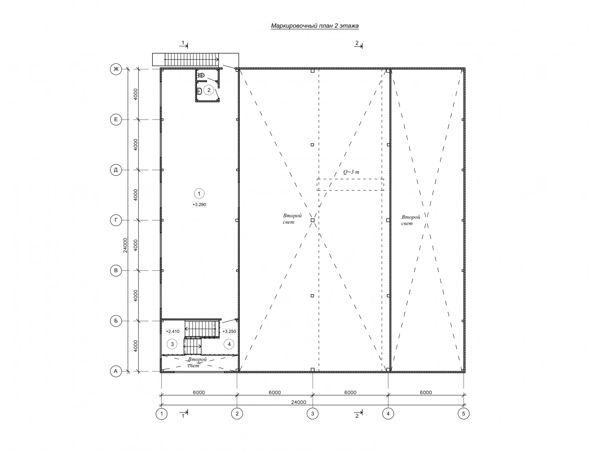 Планировка СТО с АБК из сэндвич-панелей -  фото 2